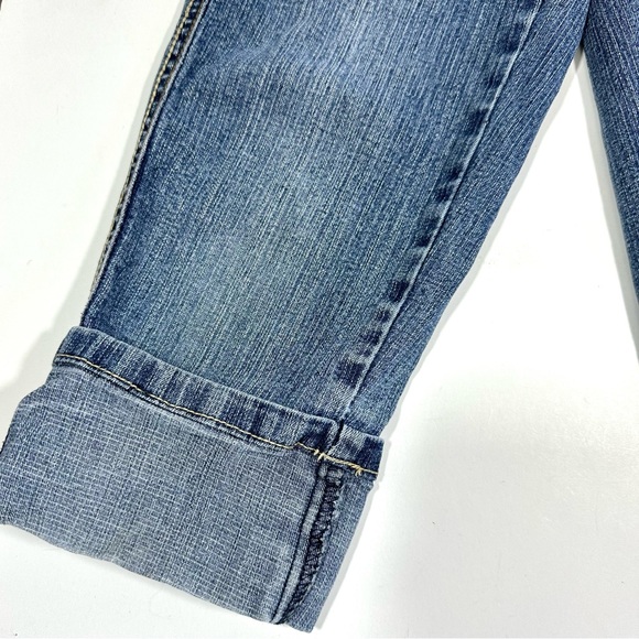 Set of 2 - Old Navy & Arizona Jean Co Girls Size 7 Blue Denim Capri Jeans - Picture 10 of 16